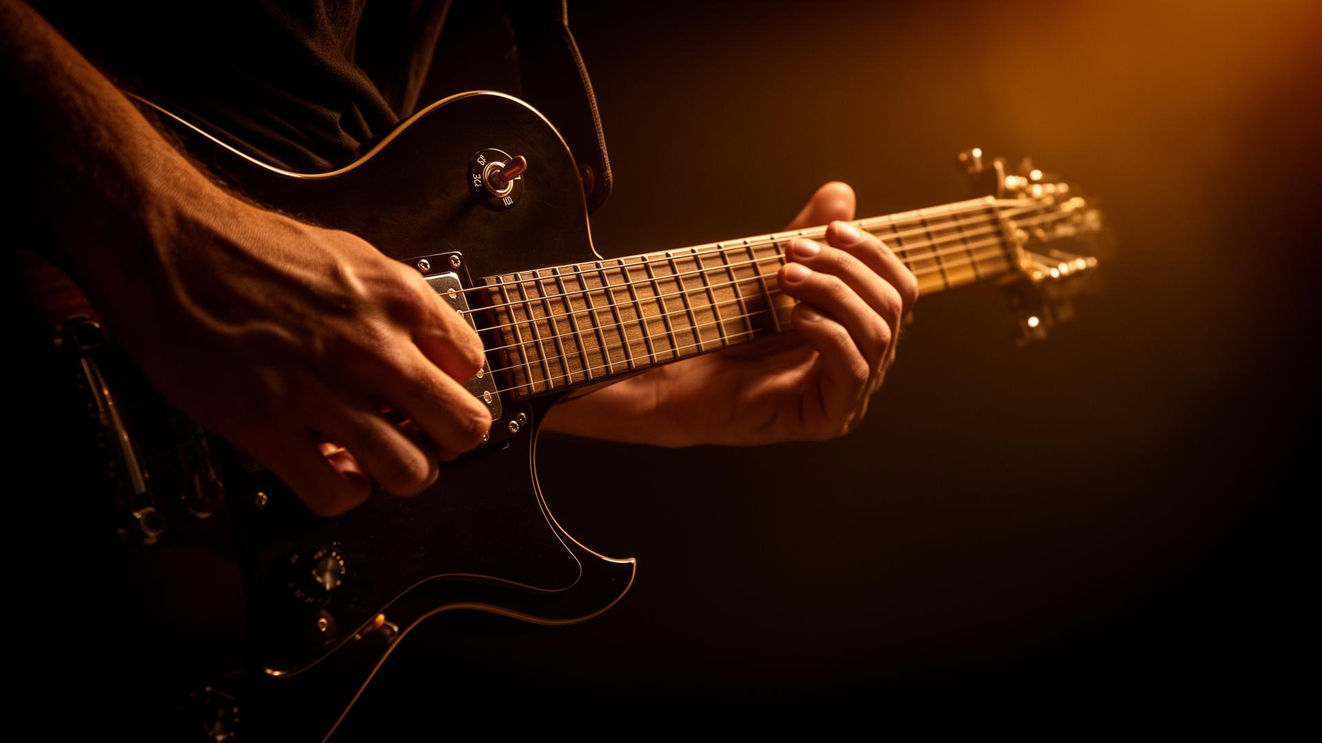 Guitar close-up